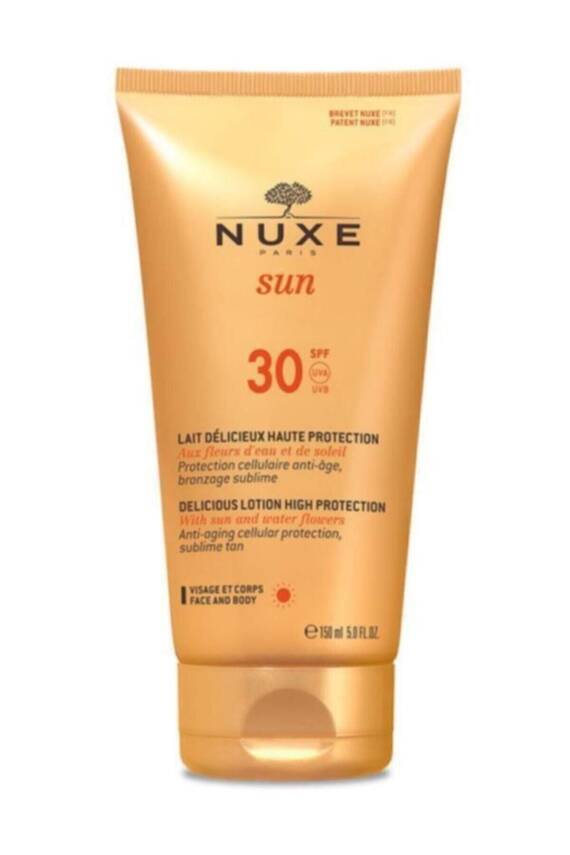 Nuxe Sun Lait Delicieux Protection Bronzlaştırıcı Krem Spf30 150 ml - 1