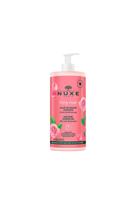 Nuxe Very Rose Gül Özlü Yatıştırıcı Duş Jeli 750 ml - 1