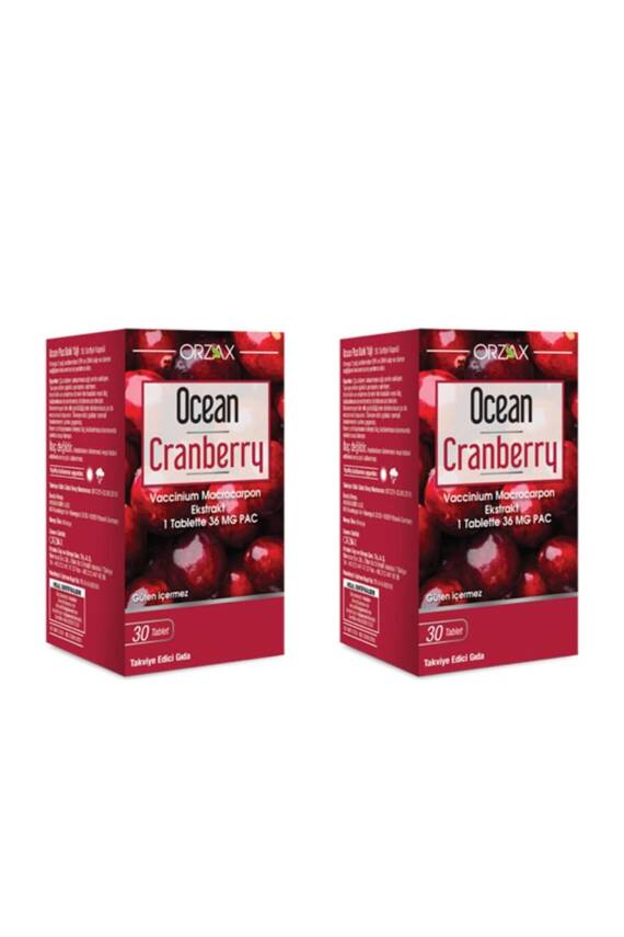 Ocean Cranberry 30 Tablet x 2 Adet - 1