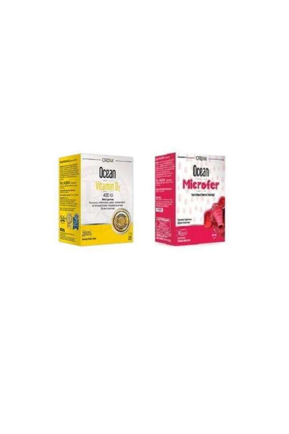 Ocean D3 Vitamini 400 Iu 20ml + Ocean Microfer Damla 30ml - 1