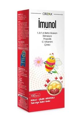 Ocean Imunol Ballı Çilek Aromalı Şurup - Orzax