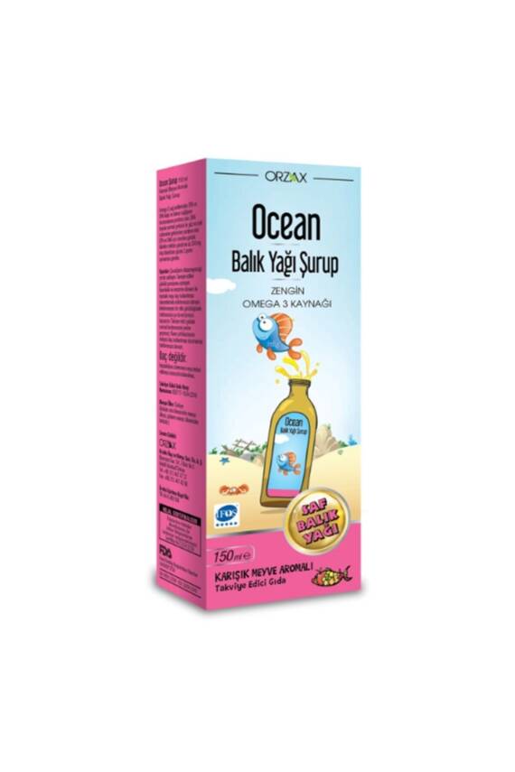 Ocean Karışık Meyveli Balık Yağı Şurubu 150 ml - 1