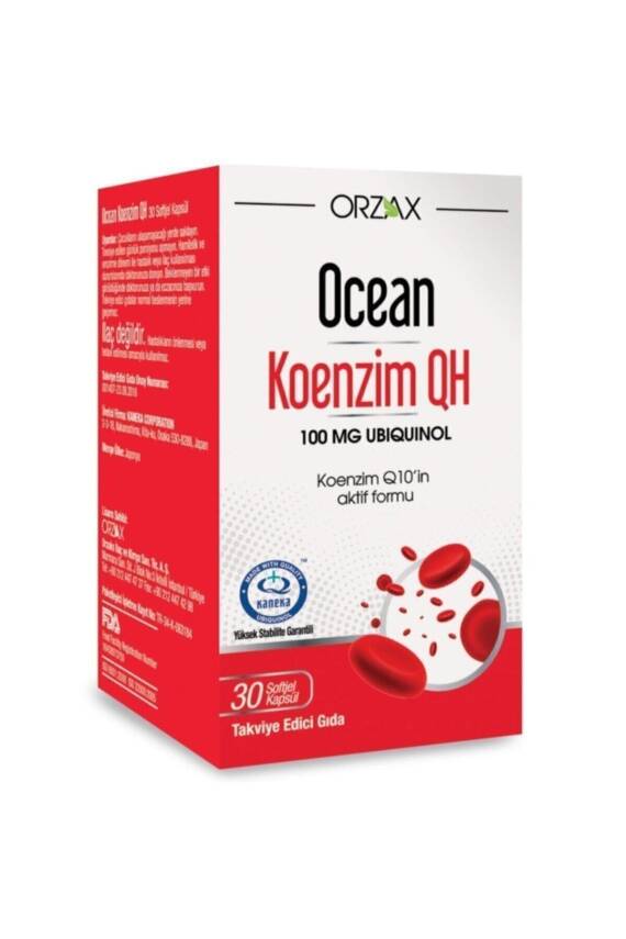 Ocean Koenzim Qh 100 Mg Ubikinol 30 Softjel Kapsül - 1