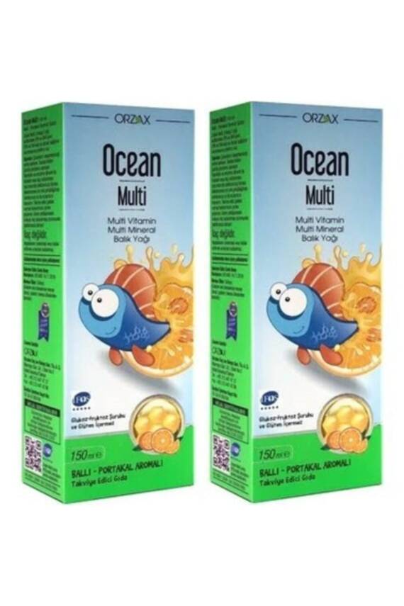 Ocean Multi Şurup Ballı Portakal Konsantreli 150 ml 2 Adet - 1