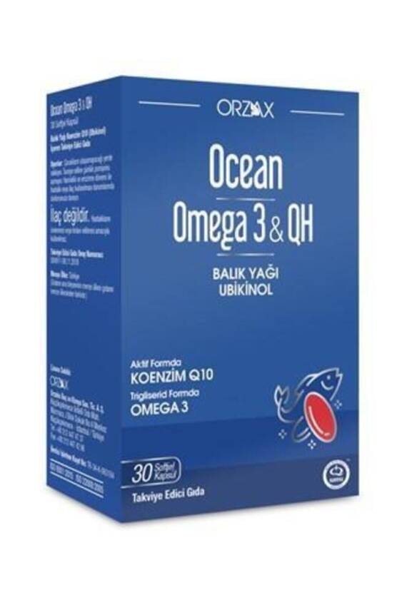 Ocean Omega 3 & Qh 30 Yumusak Kapsul - 1