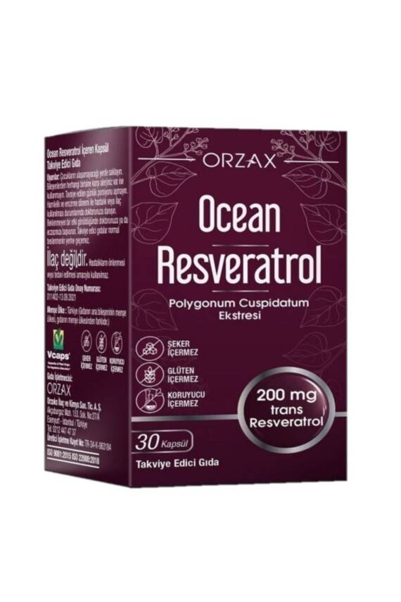 Ocean Resveratrol 200 Mg 30 Kapsül - 1