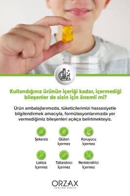 Ocean Gummies Defence C Vitamini , D3 Vitamini Ve Çinko Içeren Takviye Edici Gıda 60 Jel Table - 6
