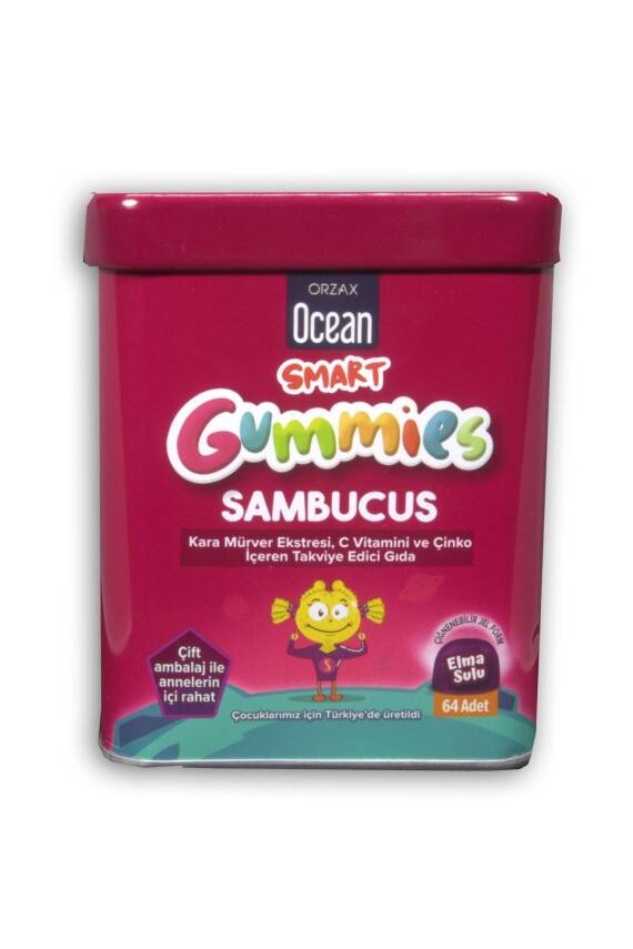 Ocean Smart Gummies Sambucus 64 Çiğnenebilir Jel - 1