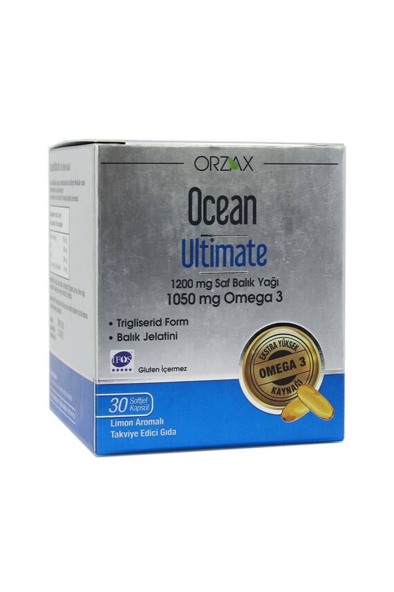 Ocean Ultimate 1200 Mg Balık Yağı 30 Kapsül - 1