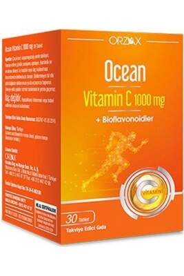 Ocean Vitamin C 1000 Mg 30 Tablet - Orzax