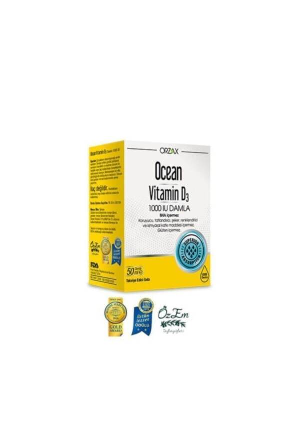Ocean Vitamin D3 1000 Iu Damla 50 Ml - 1