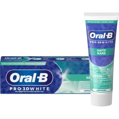 Oral-B Pro 3d White Hafif Nane Diş Macunu 75 Ml - 2