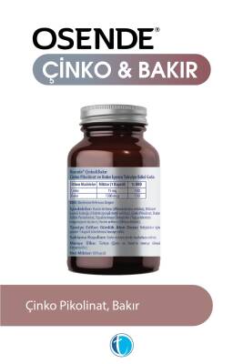 Osende Çinko Bakır 60 Bitkisel Kapsül Çinko Pikolinat - 2