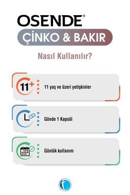 Osende Çinko Bakır 60 Bitkisel Kapsül Çinko Pikolinat - 4