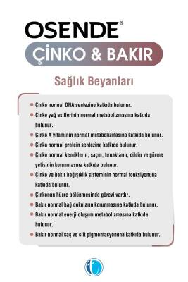 Osende Çinko Bakır 60 Bitkisel Kapsül Çinko Pikolinat - 5
