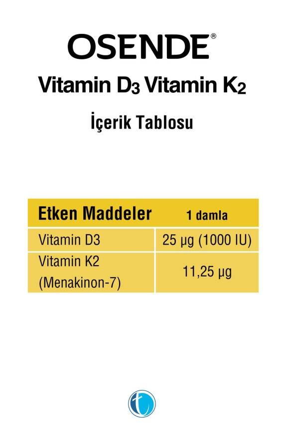 Osende D3K2 Damla 20 ml - 3