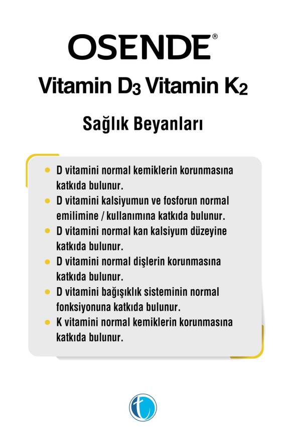 Osende D3K2 Damla 20 ml - 4