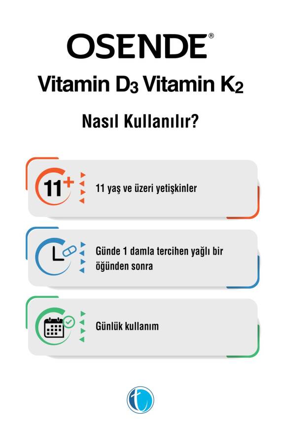 Osende D3K2 Damla 20 ml - 5
