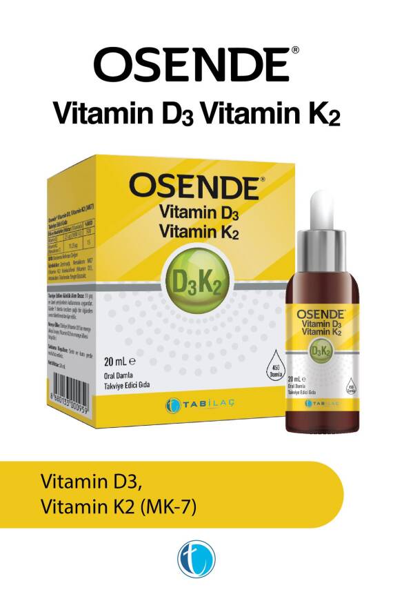 Osende D3K2 Damla 20 ml - 1