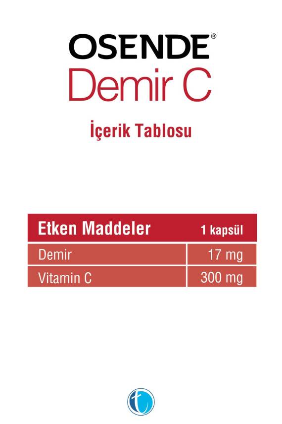 Osende Demir C 60 Bitkisel Kapsül Demir Bisglisinat - 2