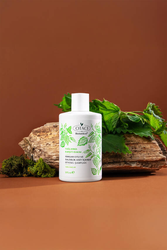 Otacı Botanics Yağlanma Karşıtı Bakım - Isırgan Otu ve Salisilik Asit İçeren Bitkisel Şampuan - 6