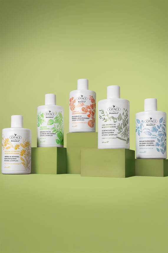 Otacı Botanics Yağlanma Karşıtı Bakım - Isırgan Otu ve Salisilik Asit İçeren Bitkisel Şampuan - 8