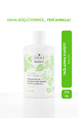 Otacı Botanics Yağlanma Karşıtı Bakım - Isırgan Otu ve Salisilik Asit İçeren Bitkisel Şampuan - Otacı