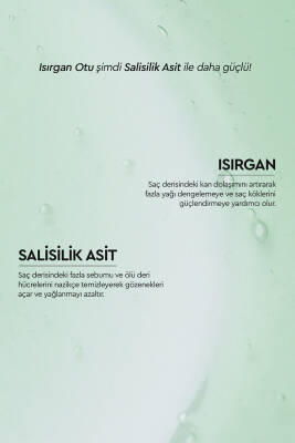 Otacı Botanics Yağlanma Karşıtı Bakım - Isırgan Otu ve Salisilik Asit İçeren Bitkisel Şampuan - 4