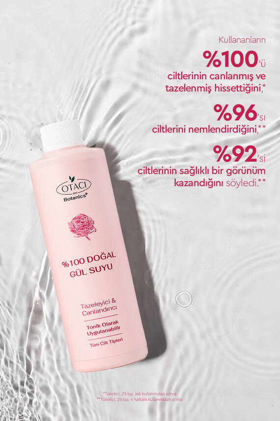 Otacı Gül Kürü %100 Doğal Gül Suyu 250 ml - 3