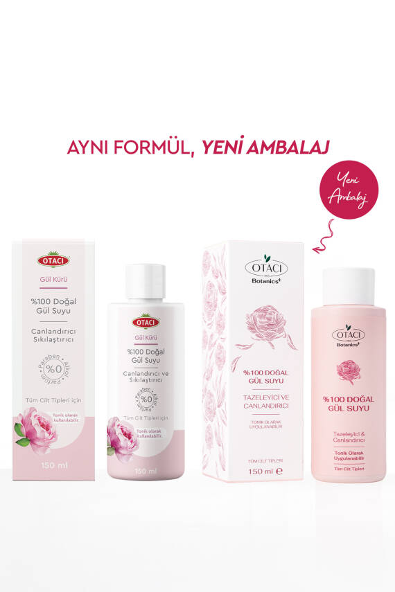 Otacı Gül Kürü % 100 Doğal Gül Suyu 150 ml - 2
