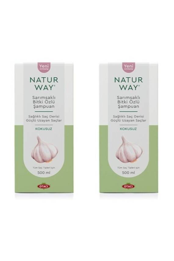 Otacı Naturway Sarımsaklı Bitki Özlü Şampuan 500 ml X 2 Adet - 1