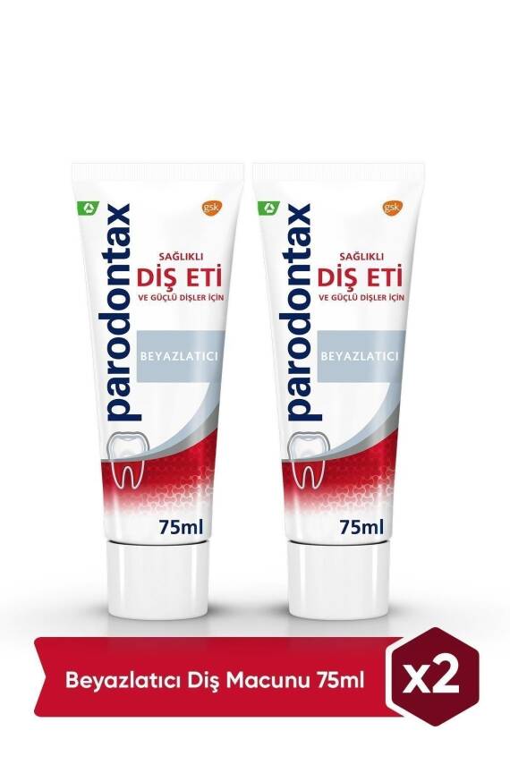Parodontax Beyazlatıcı Diş Macunu 75ml x 2 Adet - 1