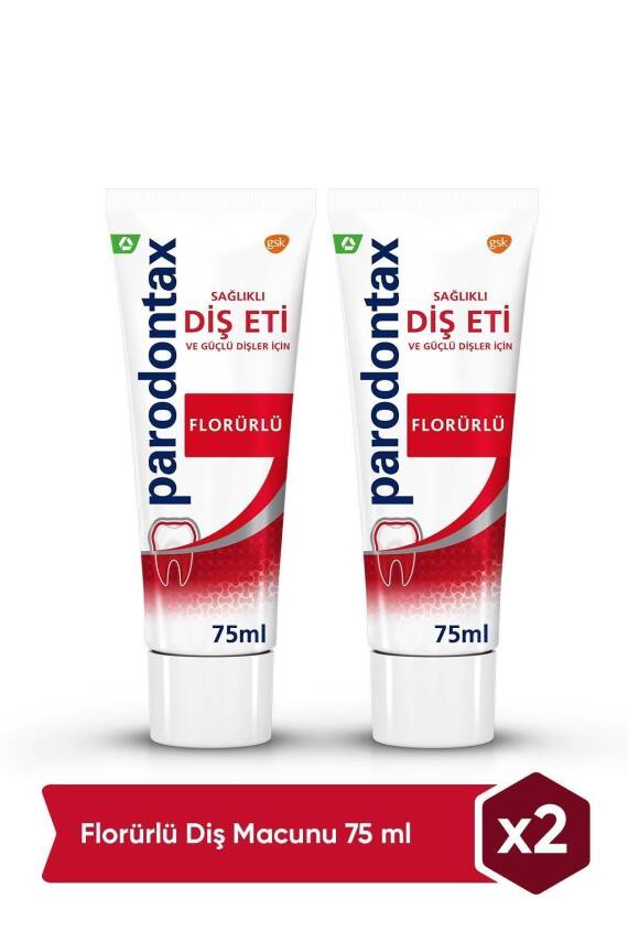 Parodontax Florürlü Diş Macunu 75ml x 2 adet - 1