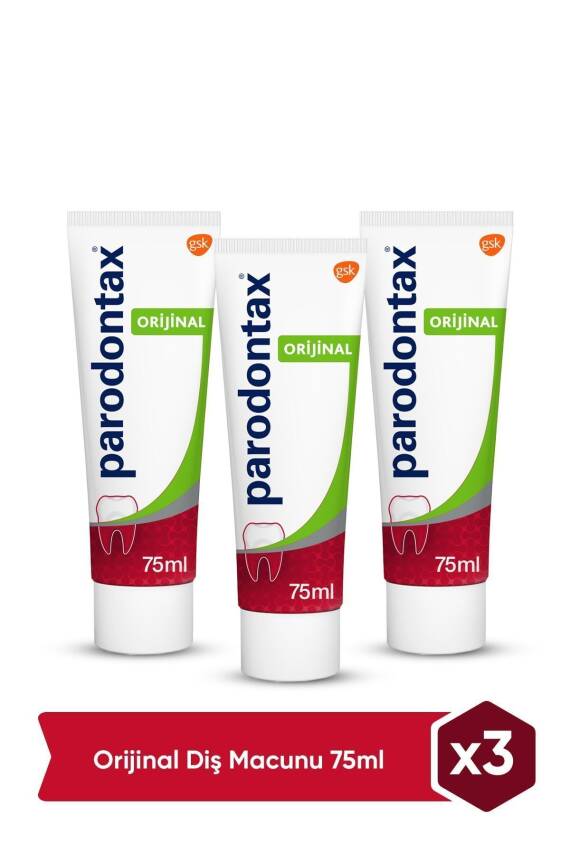Parodontax Orijinal Diş Macunu 75 Ml x3 Adet - 1