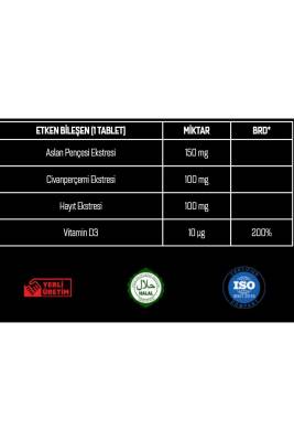 Pharmaser Powerser Dismostop Hayıt Civan Perçemi Aslan Pençesi Içeren 30 Tablet - 2