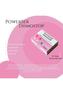 Pharmaser Powerser Dismostop Hayıt Civan Perçemi Aslan Pençesi Içeren 30 Tablet - 3