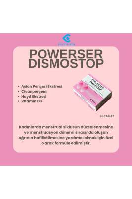 Pharmaser Powerser Dismostop Hayıt Civan Perçemi Aslan Pençesi Içeren 30 Tablet - 5