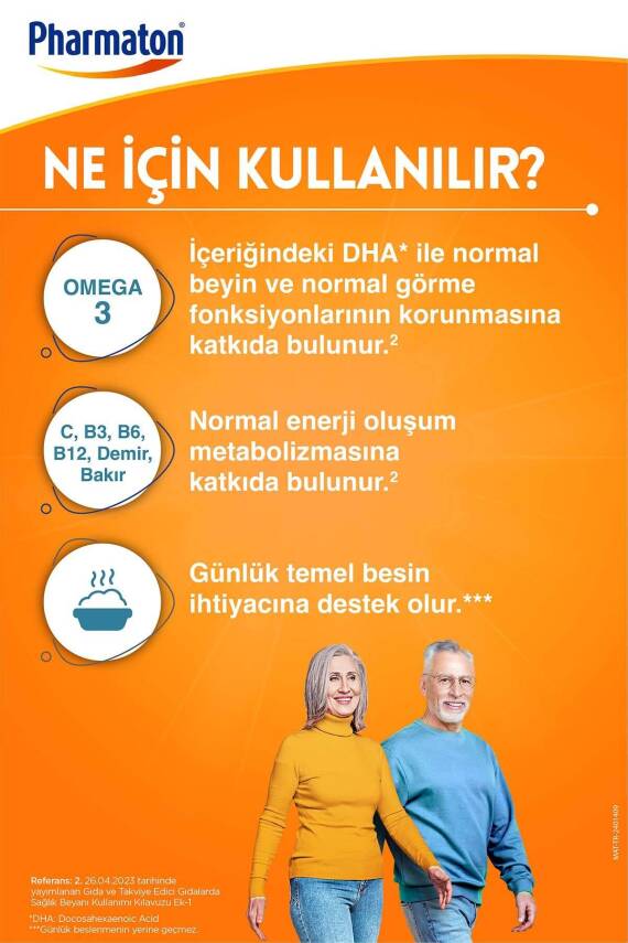 Pharmaton 50+ Plus 30 Kapsül - 4