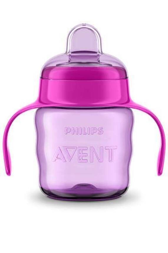 Philips Avent Eğitici Damlatmaz Bardak 200 ml Suluk Pembe - 1