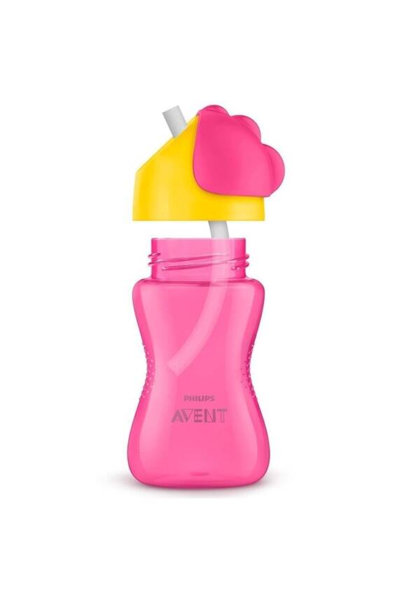 Philips Avent Pipetli Bardak 12 Ay 300 ml - Pembe - 2