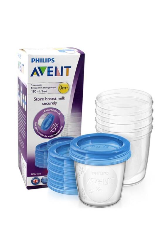 Philips Avent Scf619/05 5'li Süt Saklama Kapları - 1