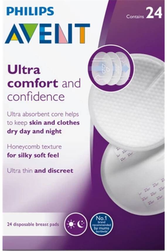 Philips Avent Tek Kullanımlık Göğüs Pedi 24lü Scf254/24 - 1
