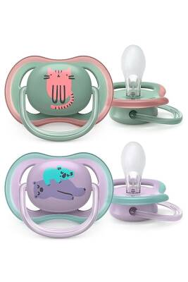 Philips Avent Ultra Air Emzik 6-18 Ay 2li Kız SCF085/18 - 2