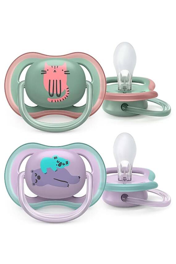 Philips Avent Ultra Air Emzik 6-18 Ay 2li Kız SCF085/18 - 2