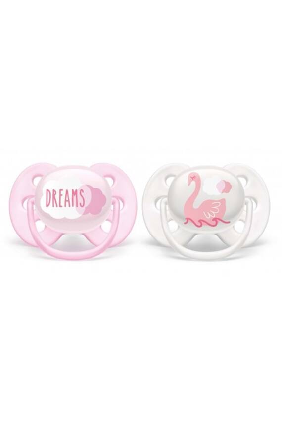 Philips Avent Ultra Soft 2li Emzik 0-6 Ay - Kız SCF222/02 - 2