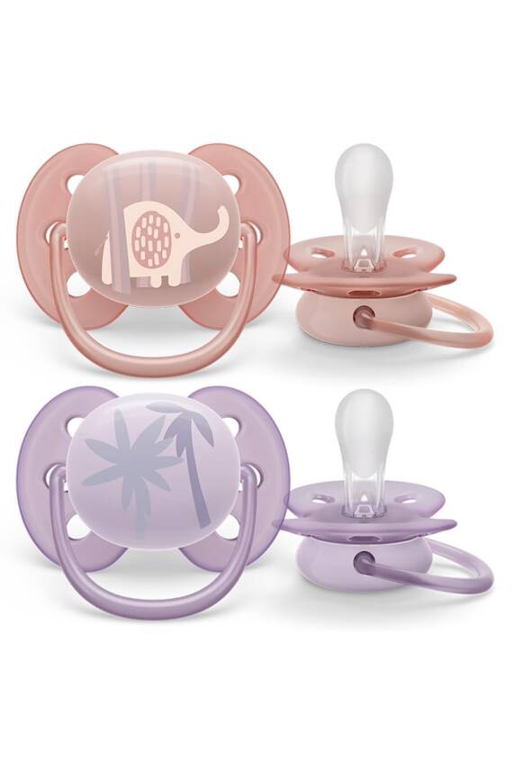 Philips Avent Ultra Soft Emzik 0-6 Ay 2'li Kız Scf091/09 - 2