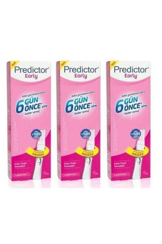 Predictor Early Erken Gebelik Testi 3 Lü - 1