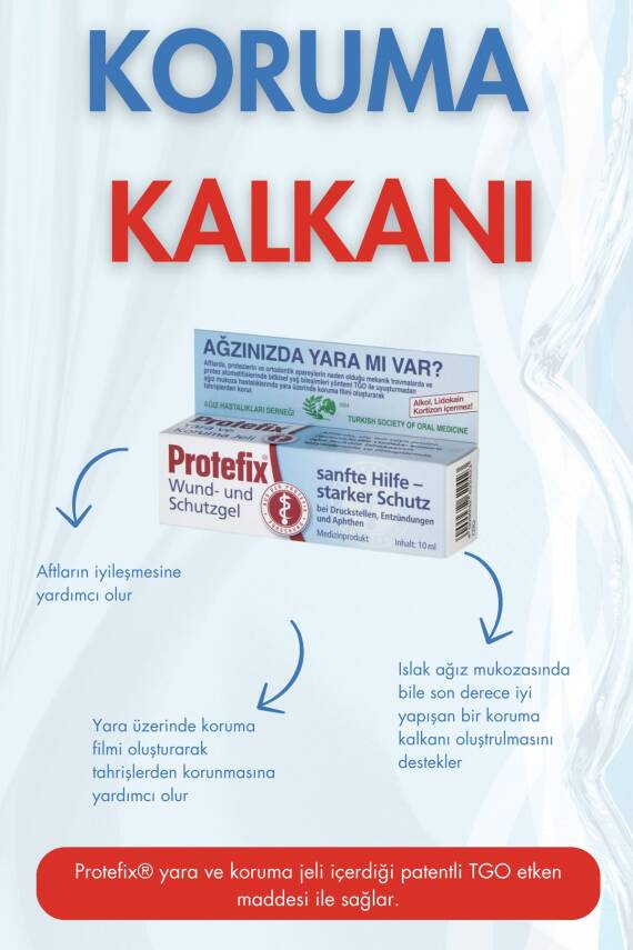 Protefix Ağız Içi Yara Ve Koruma Jeli 10ml - 2