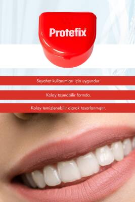 Protefix Aktif Temizleyici Diş Protezleri Için 32 Tablet Protez Kabı Hediyeli - 3