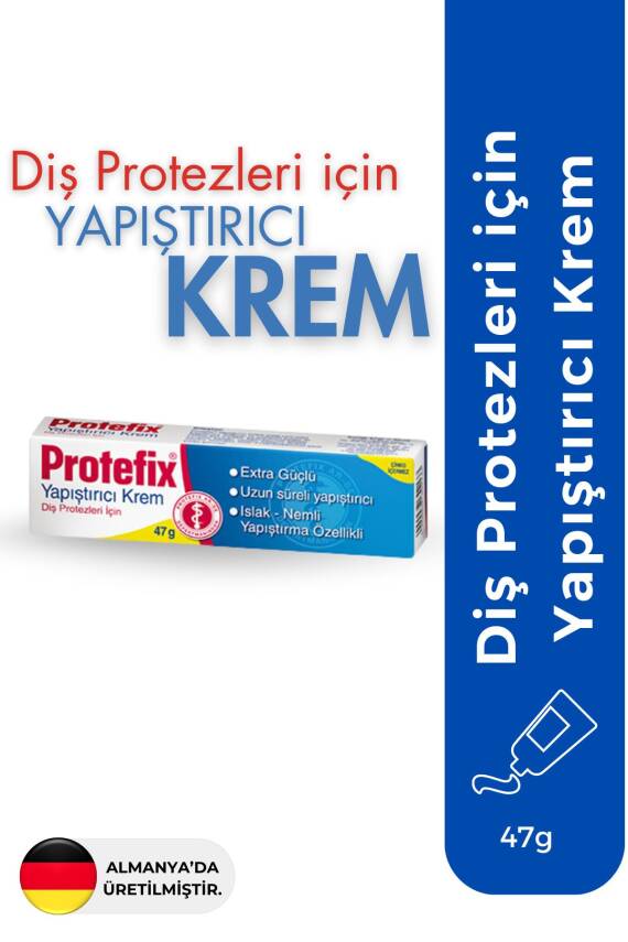 Protefix Diş Protezi Yapıştırıcı Krem 47 gr - 1